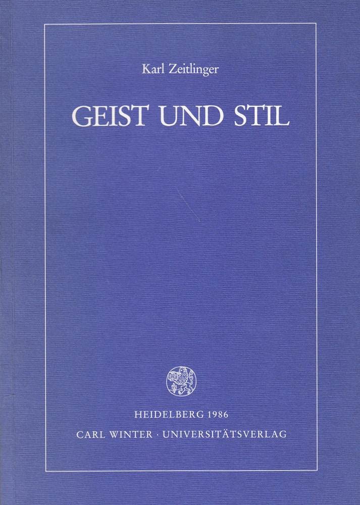Product Image: Geist und Stil
