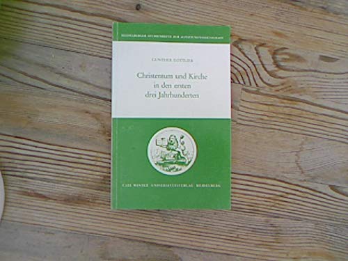 Christentum und Kirche in den ersten drei Jahrhunderten book