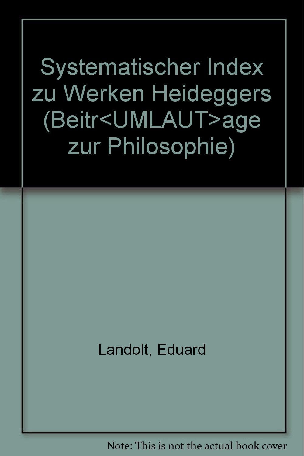 Systematischer Index zu Werken Heideggers. Was ist das - die Philosophie? Identität und Differenz. Gelassenheit Philosophy