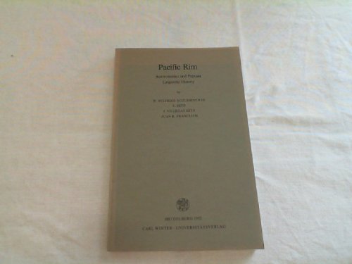 Pacific Rim. Austronesian and Papuan Linguistic History Books