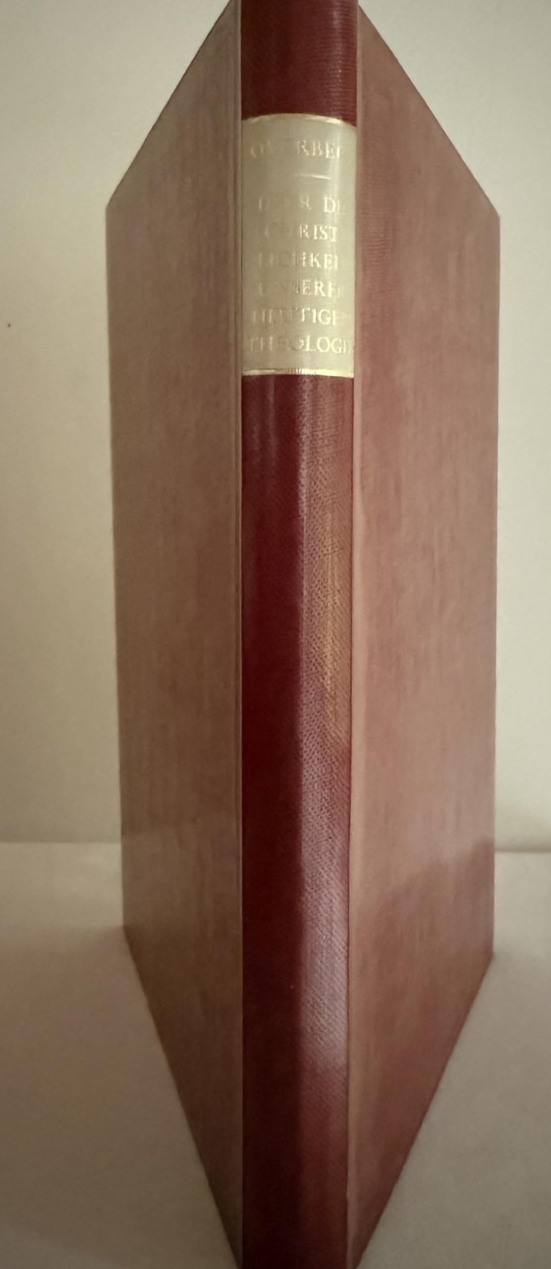 Über die Christlichkeit unserer heutigen Theologie book