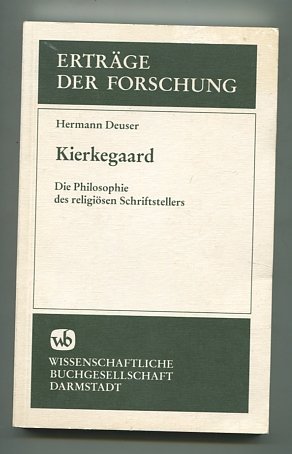 Kierkegaard: Die Philosophie des religiösen Schriftstellers (Erträge der Forschung) Books