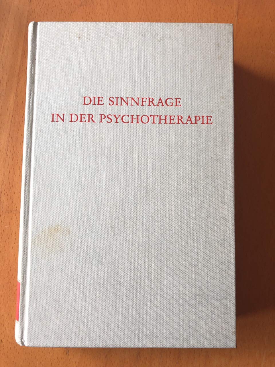 Die Sinnfrage in der Psychotherapie. Books