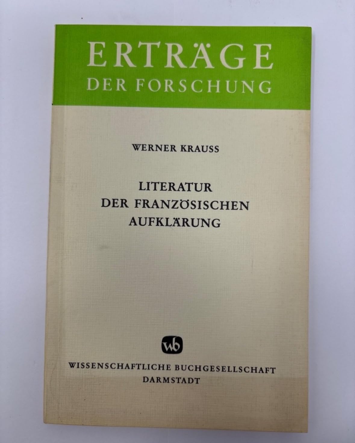Literatur der französischen Aufklärung - Erträge der Forschung (Band 9) Books