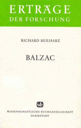 Balzac (Erträge der Forschung) Books