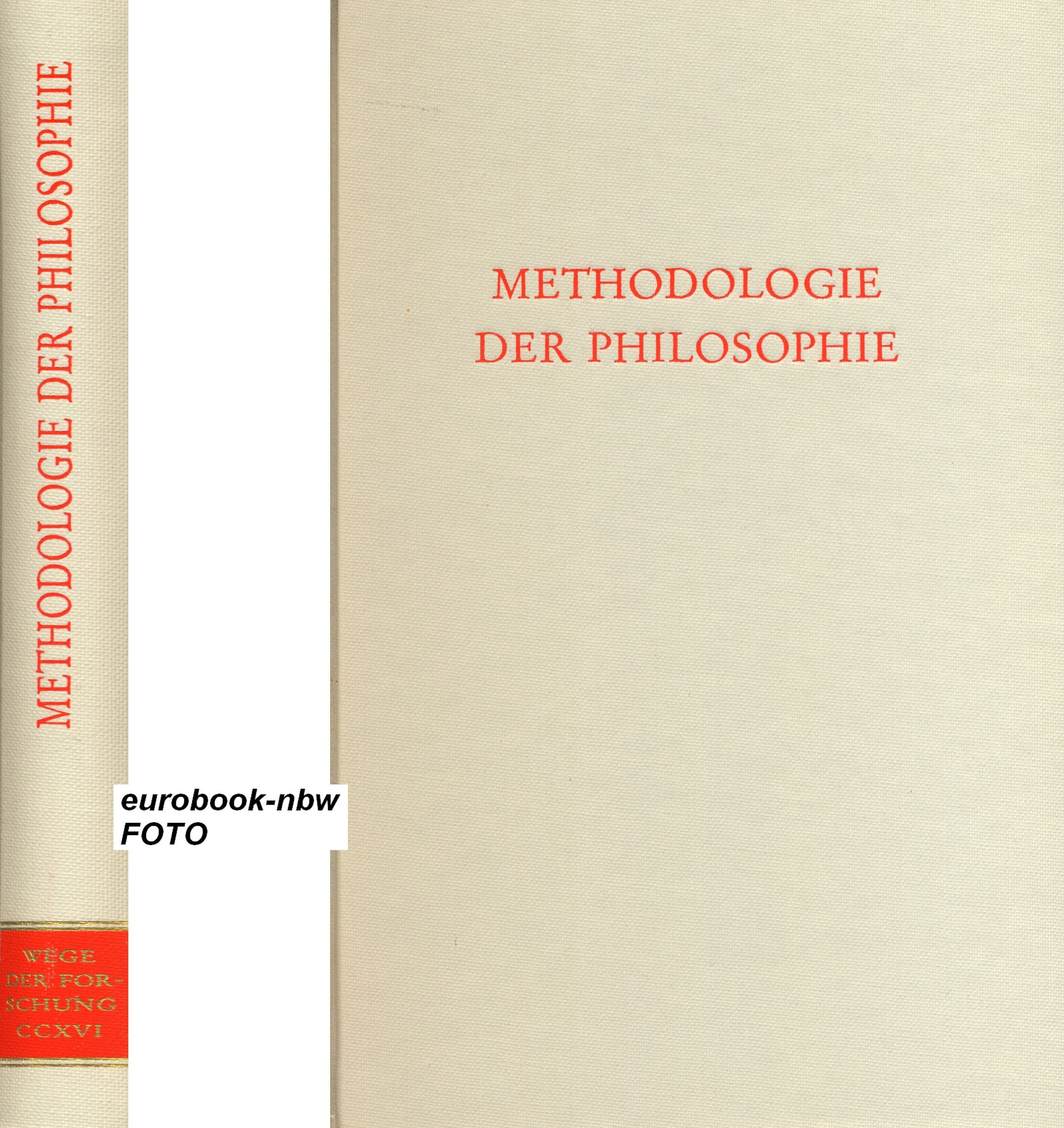 Methodologie der Philosophie (Wege der Forschung) book