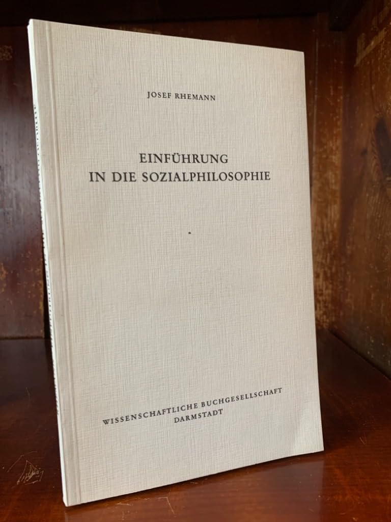 Einführung in die Sozialphilosophie Books