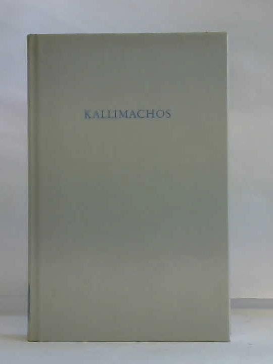 Kallimachos. (Wege der Forschung) Books