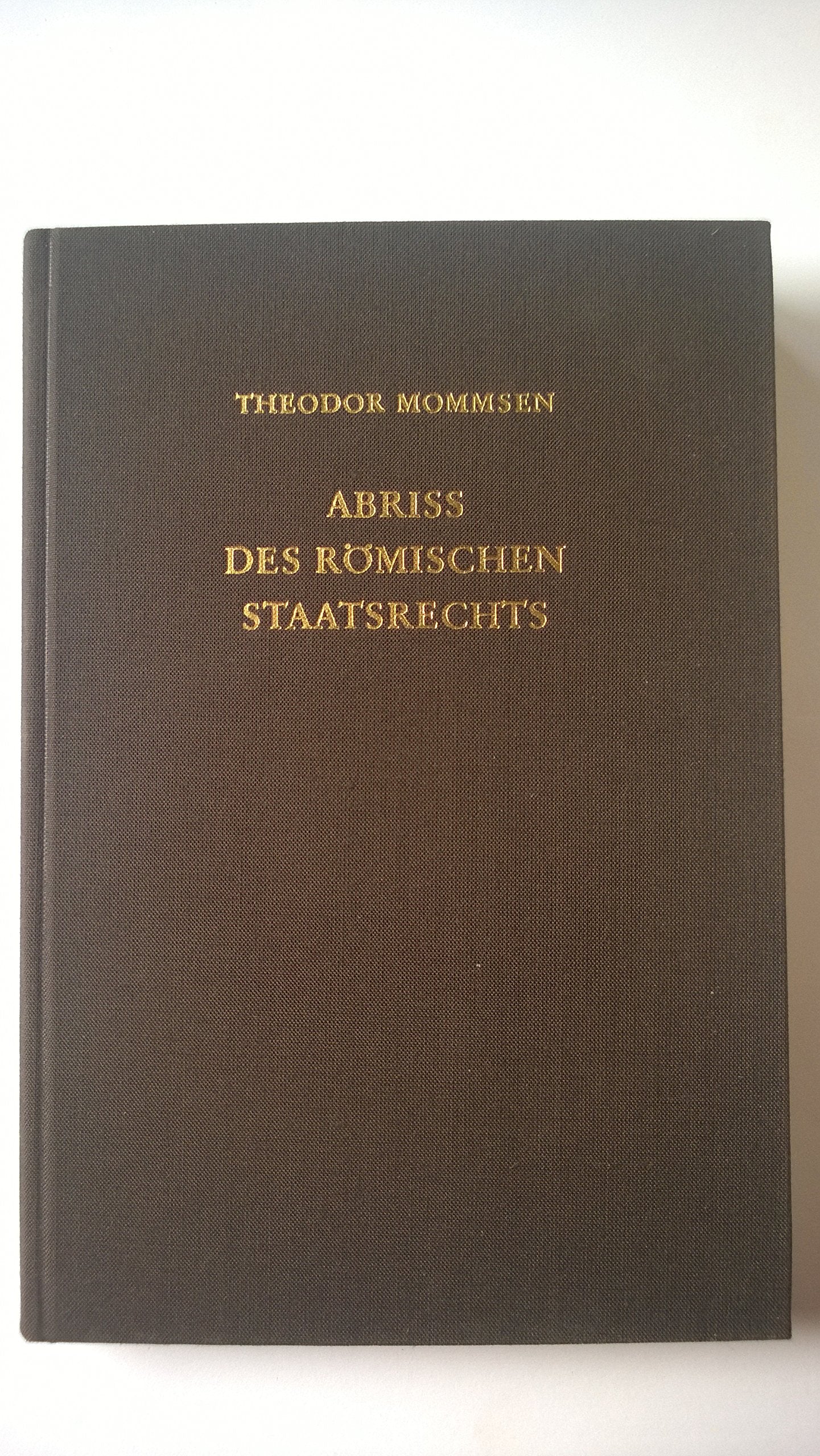 Abriss des römischen Staatsrechts Law