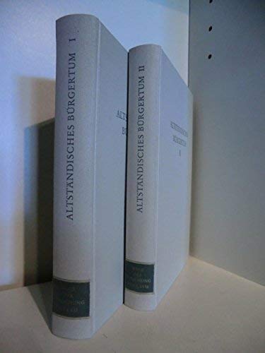 Altständisches Bürgertum / Herrschaft und Gemeinverfassung Politics & History