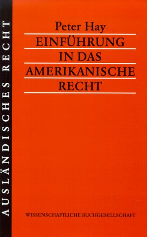 Einführung in das amerikanische Recht Law