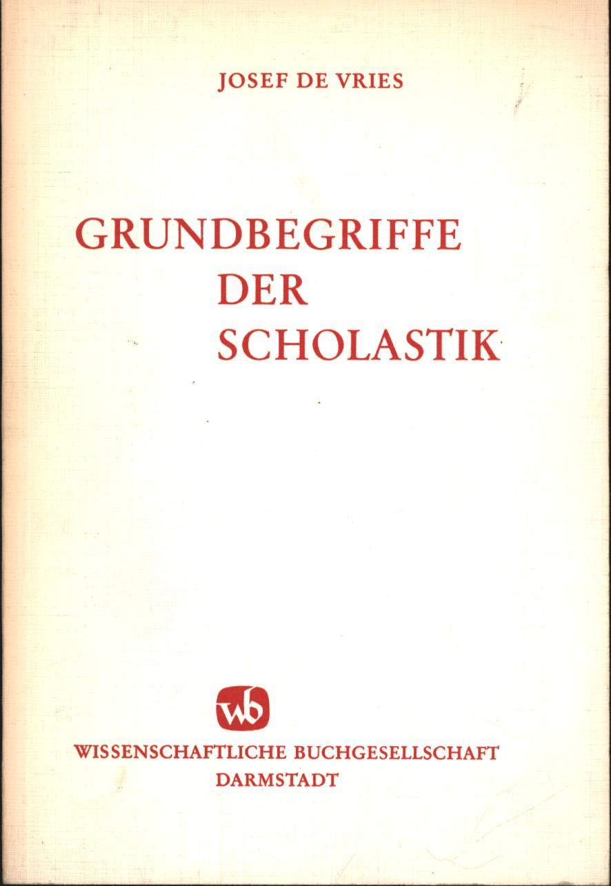 Grundbegriffe der Scholastik Learning & Reference Books