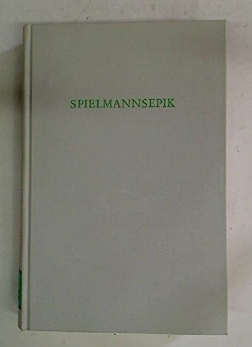 Spielmannsepik (Wege der Forschung) Books