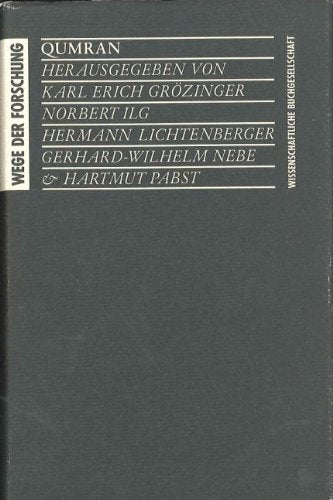 Qumran (Wege der Forschung) Politics & Society