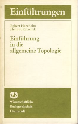 Einführung in die allgemeine Topologie. book