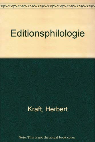 Product Image: Editionsphilologie (German Edition)