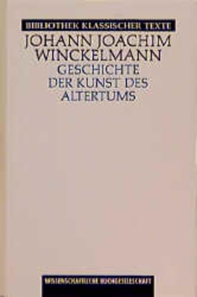 Geschichte der Kunst des Altertums (Bibliothek klassischer Texte) Film, Art & Culture