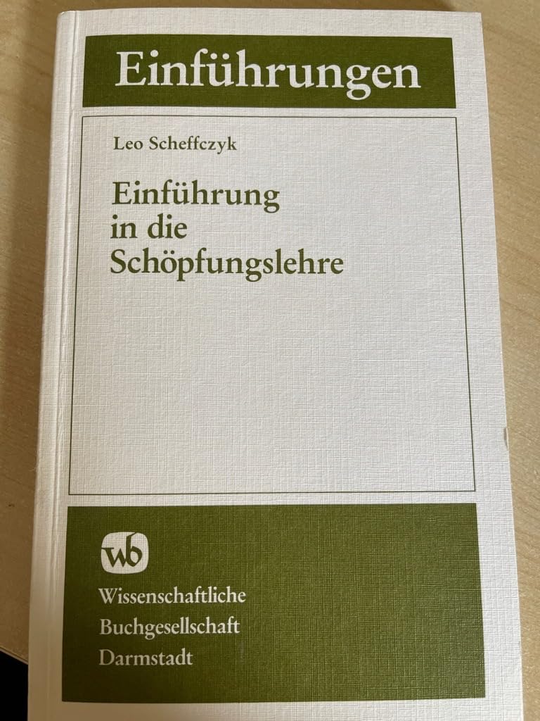 Einführung in die Schöpfungslehre Religion & Esotericism