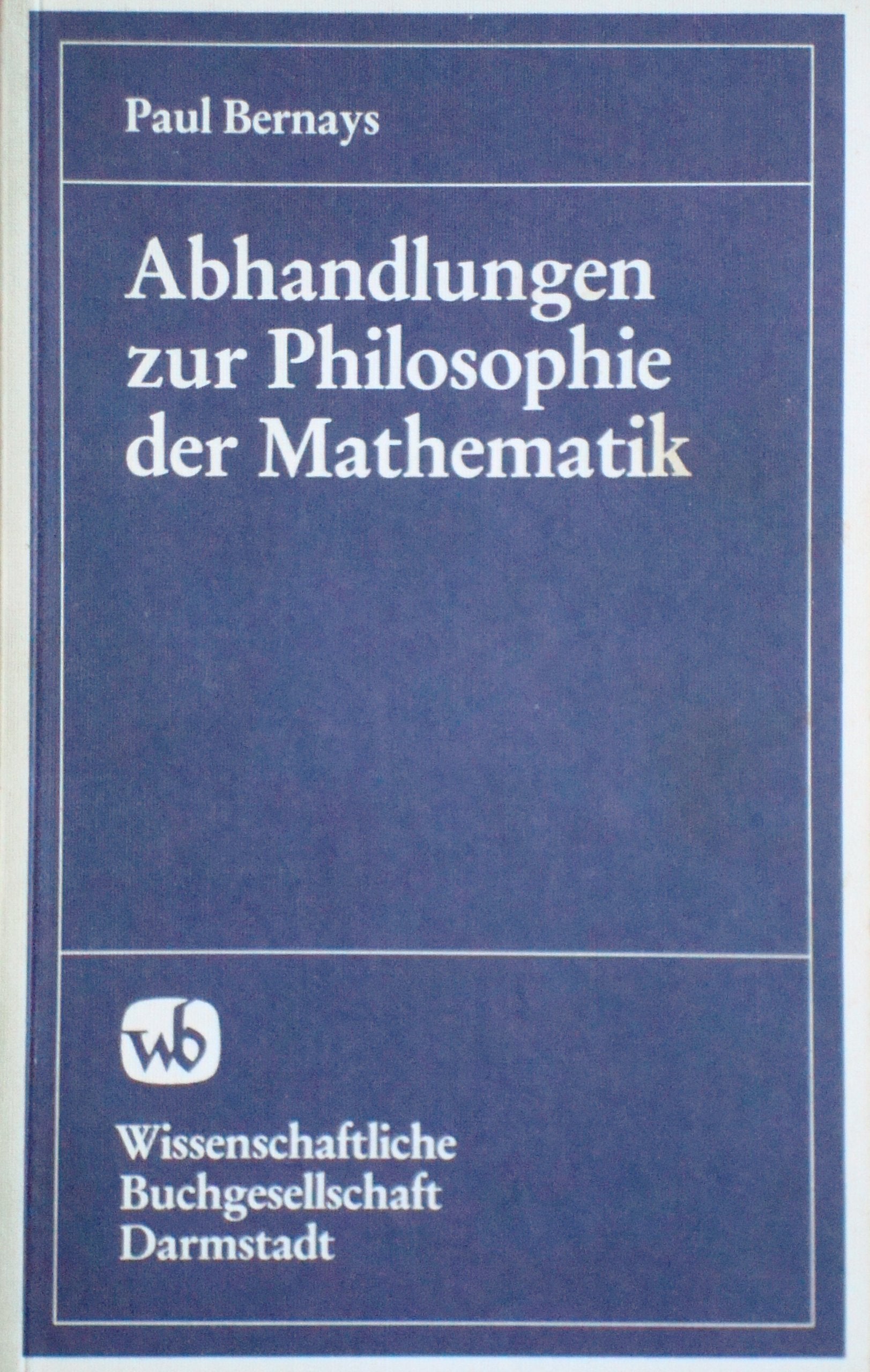 Abhandlungen zur Philosophie der Mathematik Philosophy