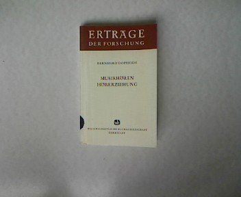 Musikhören - Hörerziehung (Erträge der Forschung) Arts & Music