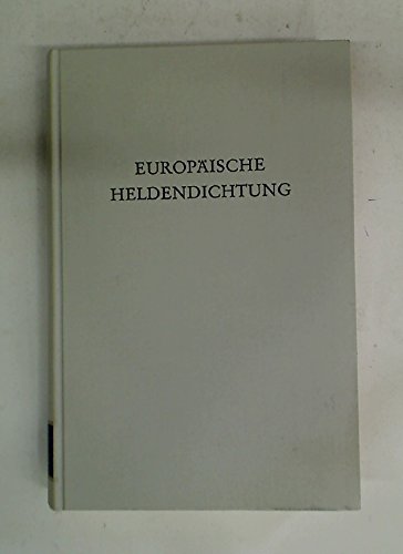 Europäische Heldendichtung. (Wege der Forschung) Books