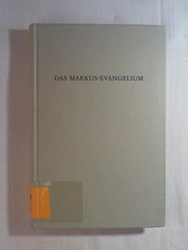 Das Markus-Evangelium (Wege der Forschung) Books