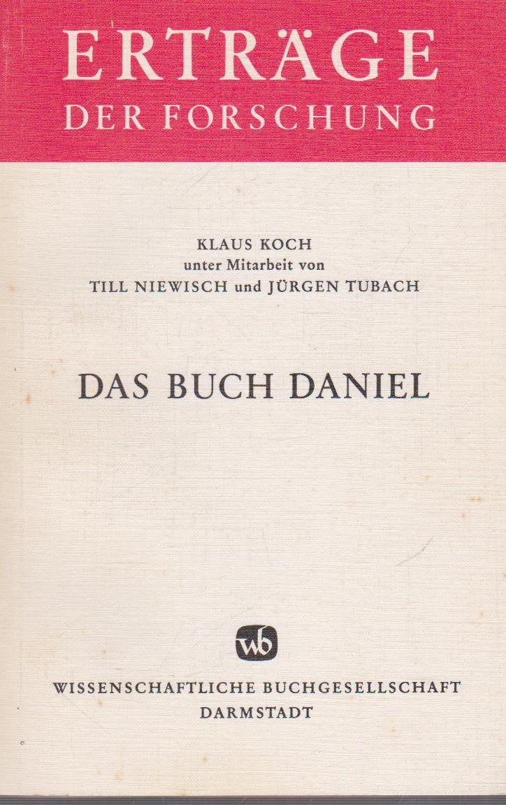 Das Buch Daniel (Erträge der Forschung) Books