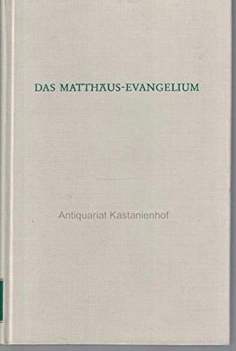 Das Matthäus-Evangelium (Wege der Forschung) Books