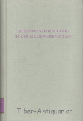 Rezeptionsforschung in der Musikwissenschaft (Wege der Forschung) Arts & Music