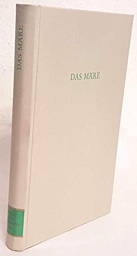 Das Märe: Die mittelhochdeutsche Versnovelle des späteren Mittelalters (Wege der Forschung) Books