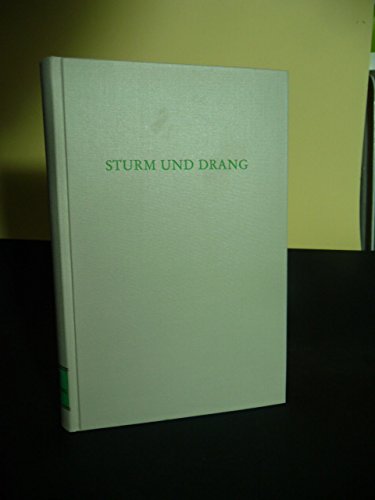 Sturm und Drang (Wege der Forschung) Film, Art & Culture