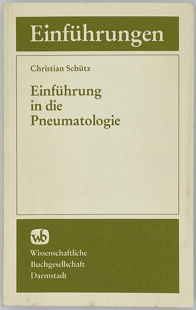 Einführung in die Pneumatologie Religion & Esotericism