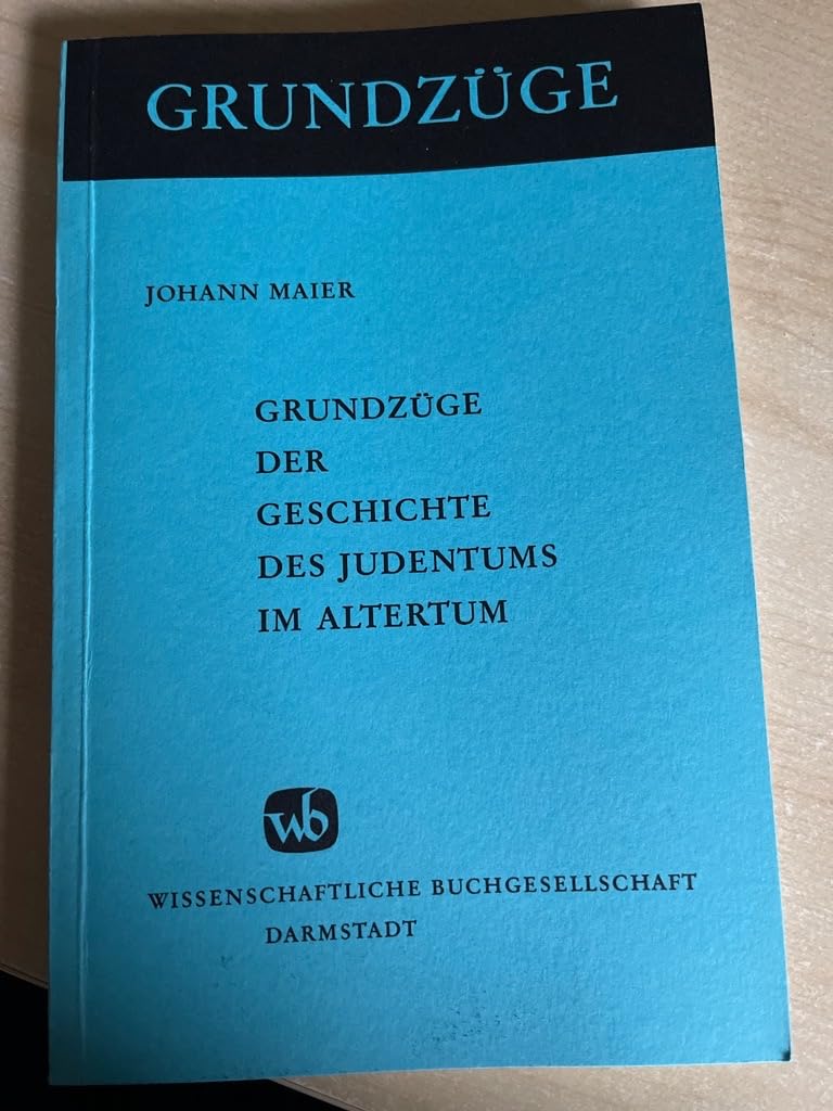 Grundzüge der Geschichte des Judentums im Altertum. book