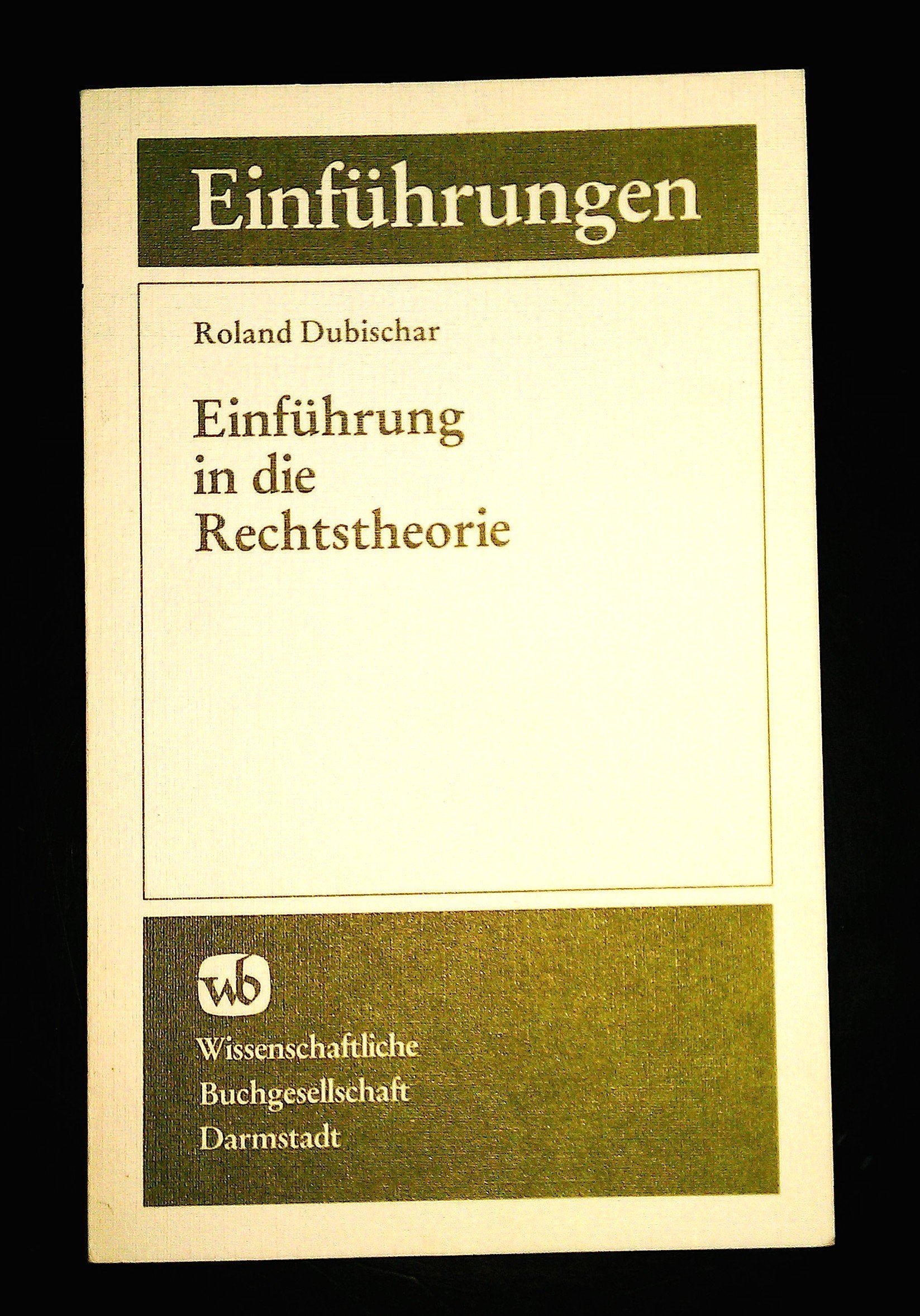 Einführung in die Rechtstheorie Law