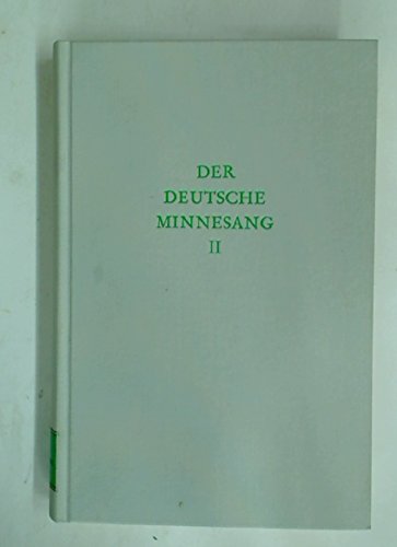 Der deutsche Minnesang: Aufsätze zu seiner Erforschung Books