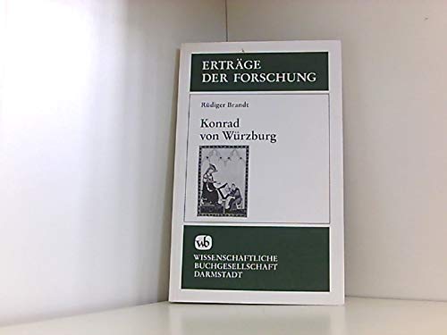 Konrad von Würzburg (Erträge der Forschung) Books