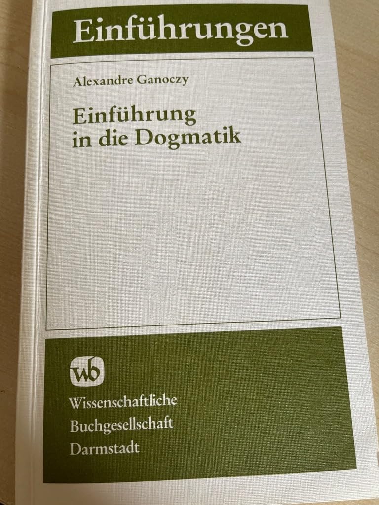 Einführung in die Dogmatik Religion & Esotericism