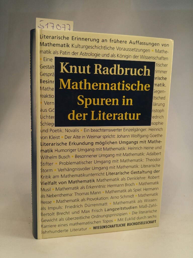 Mathematische Spuren in der Literatur Contemporary literature