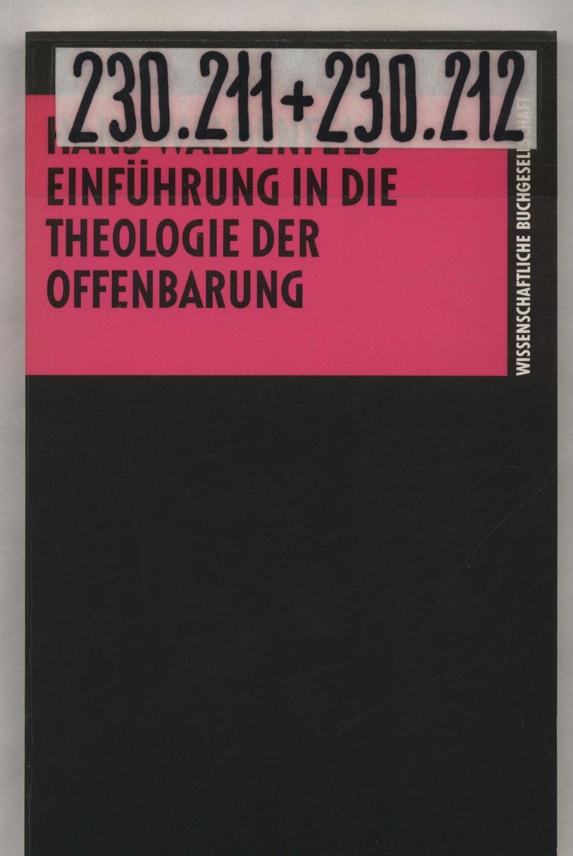 Einführung in die Theologie der Offenbarung Memories
