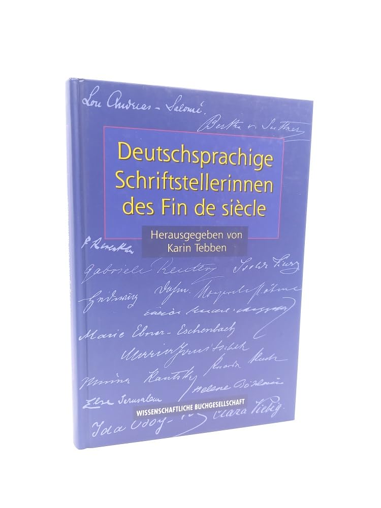 Deutschsprachige Schriftstellerinnen des Fin de siècle Contemporary literature