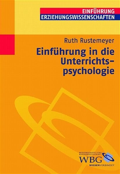 Einführung in die Unterrichtspsychologie Education & Training