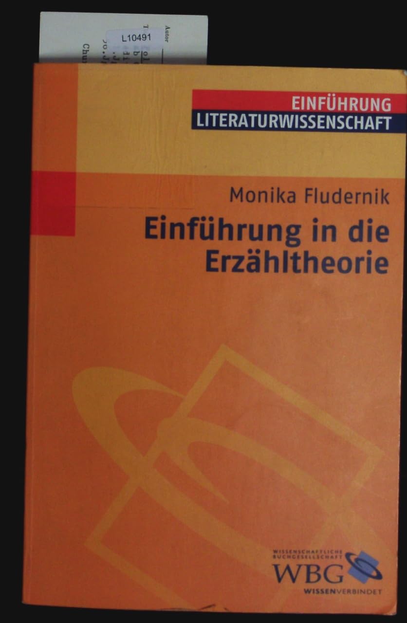 Einführung in die Erzähltheorie Social Sciences