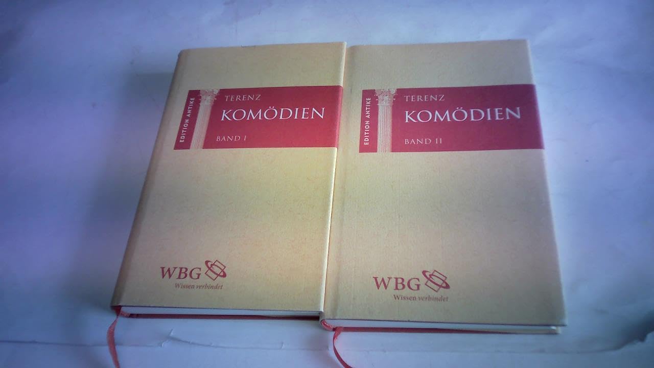 Edition Antike. Terenz. Kömodien Band I & II Books