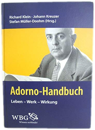 Adorno-Handbuch. Leben-Werk-Wirkung. Books