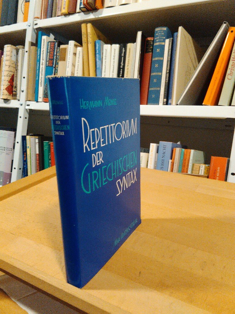 Repetitorium der griechischen Syntax Contemporary literature Books