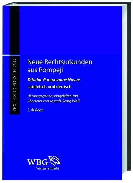 Neue Rechtsurkunden aus Pompeji book