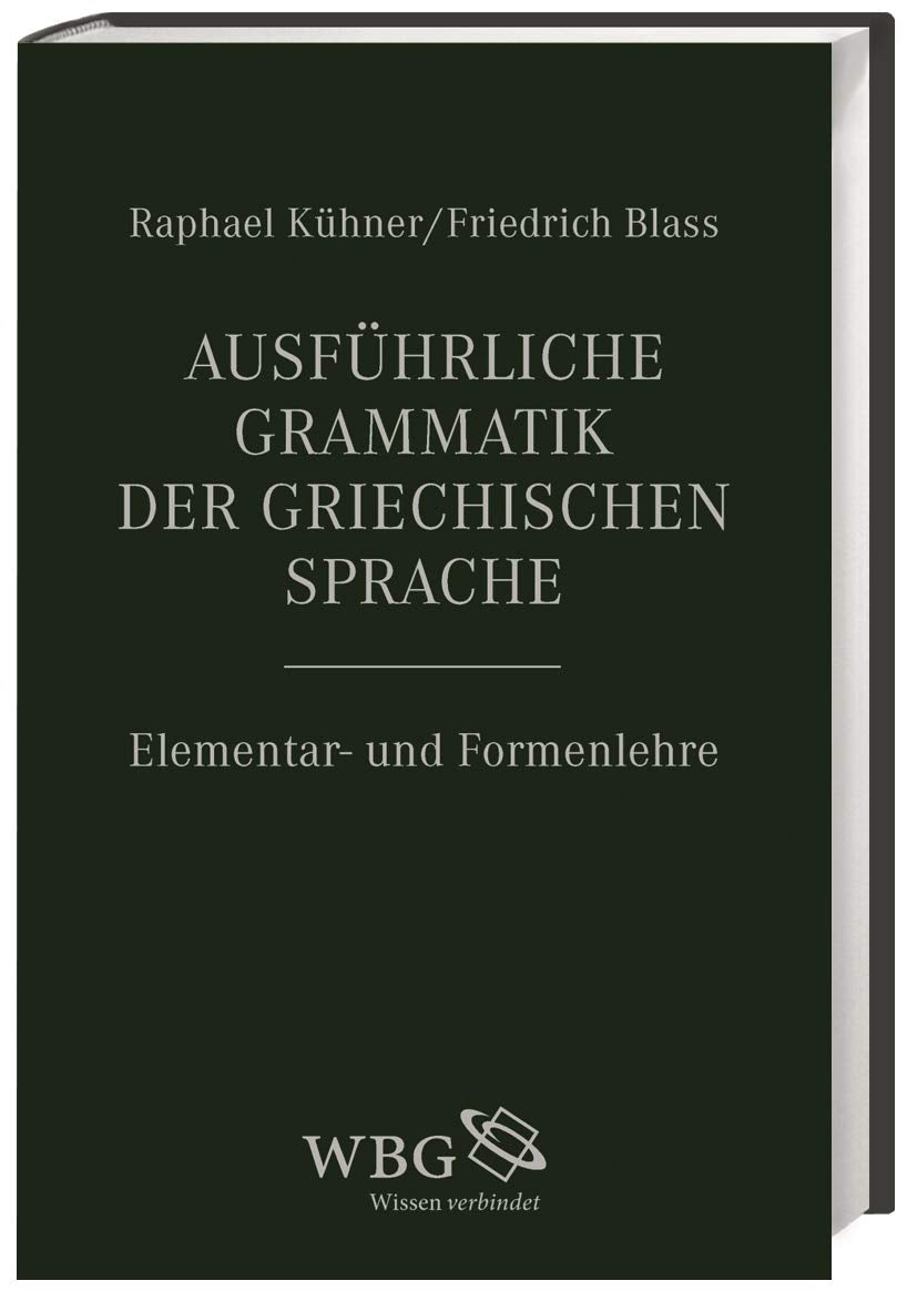 Ausführliche Grammatik der griechischen Sprache 1 Social Sciences