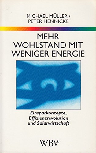 WB-Forum, Bd.95, Mehr Wohlstand mit weniger Energie: Einsparkonzepte, Effizienzrevolution, Solarwirtschaft Business & Technology