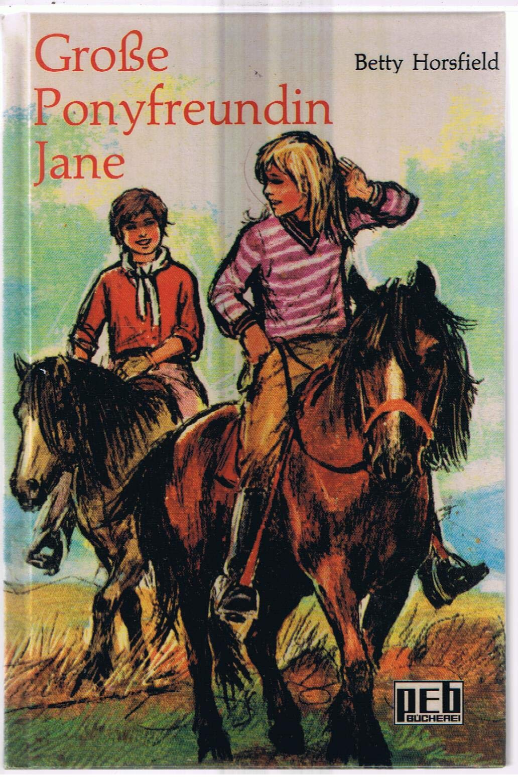 Große Ponyfreundin Jane. Books