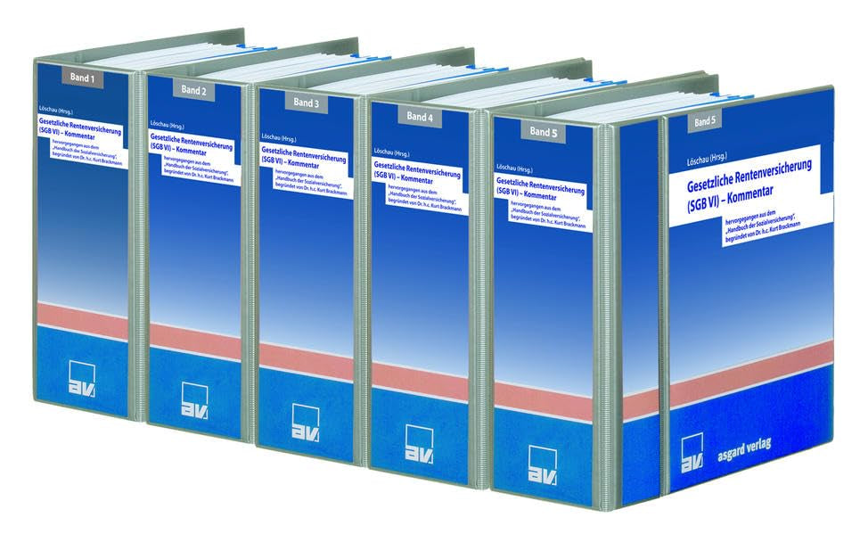 Gesetzliche Rentenversicherung (SGB VI) - Kommentar, Grundwerk Stand 41. Lieferung: Hervorgegangen aus dem "Handbuch der Sozialversicherung", begründet von Dr. h.c. Kurt Brackmann Law